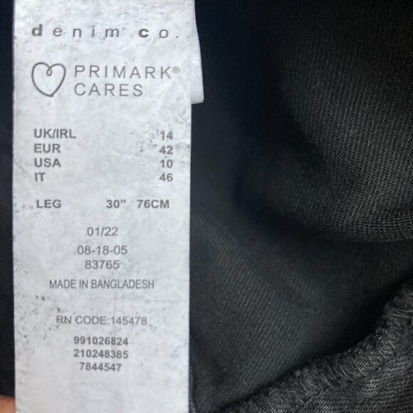 Primark Skinny Jeans, Size 10 - Picture 10 of 12